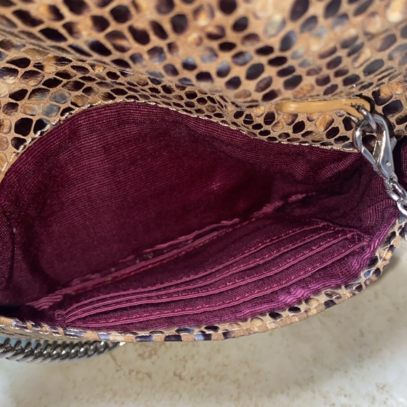 Hobo snakeskin silver chain crossbody - Picture 5 of 7